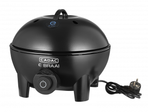 BBQ électrique E-Braai - Cadac - 2.3 KW- ø38,5cm - Grille + support casserole - Sac - Noir - 48x44,5x35,5cm - UVC: 1
