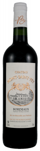 Vin Bordeaux - Château Tertre Mont Saint Pey - Rouge - 75 cl