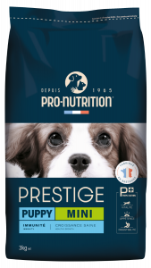 Croquettes Prestige pour chiot de petite  taille - 3 kg - Pro-nutrition