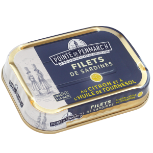 Filets de sardines au citron et à l'huile de tournesol - Pointe de Penmarc'h