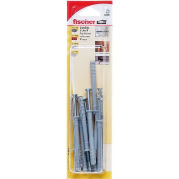 Chevilles à clou x10 NS 8X80/40S - Fischer 