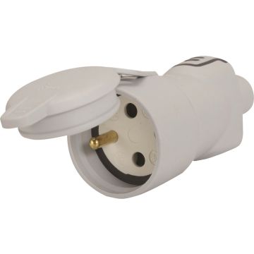 Fiche femelle avec terre - Le Grand - En plastique - avec volet de protection Plexo - 16 A - IP 44