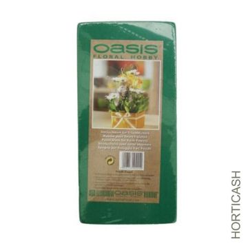Brique de mousse florale Hobby - Oasis - vert - 23x11x8 cm