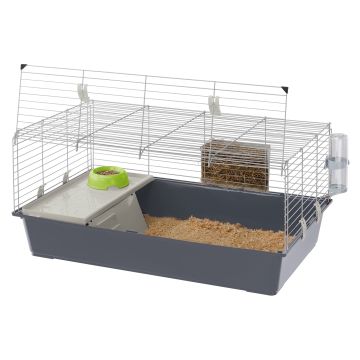 Cage "Rabbit 100" pour lapins et cochons d'Inde - Ferplast