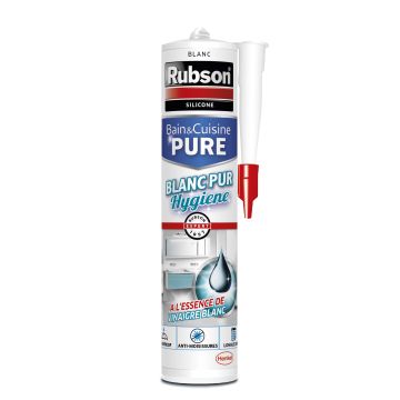 Mastic - Blanc pure hygiène - Rubson - 280 ml 