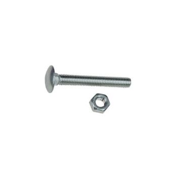 Boulons x10 inox tête ronde collet carré - LE BIHAN INOX - Ø 8 x 60 mm