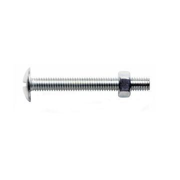 Boulons x20 inox tête ronde large fendue - LE BIHAN INOX - Ø 6 x 25 mm