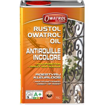 Antirouille incolore multifonction - Owatrol - Rustol-Owatrol - Bidon de 1 L