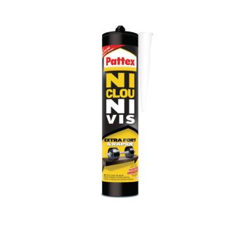 Colle extra forte et rapide - Pattex - Ni clou Ni vis - 380 ml 