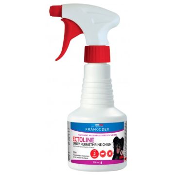 Ectoline spray perméthrine pour chiens - Francodex

