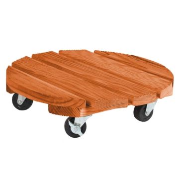 Support rond roulant en bois Ø40 m - bois