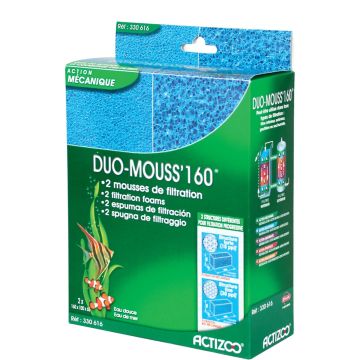 2 mousses de filtration - Duo Mouss'160 - Actizoo