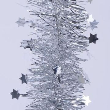 Guirlande à étoiles - Argent - 2,70 m