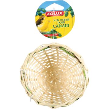 Nid en osier pour canari - Zolux - 110 x 110 x 70 mm