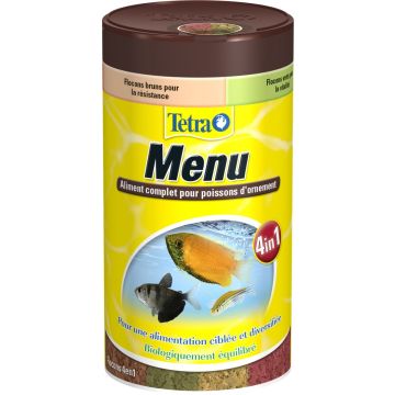 Aliment complet pour poissons d'ornement - Tetra Menu - 100 ml