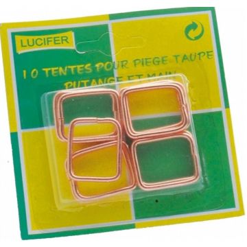 Tentes pour piège taupe putange et main - Lucifer - x10
