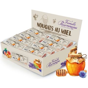Nougat tendre au miel - Famille Perronneau - 40 gr
