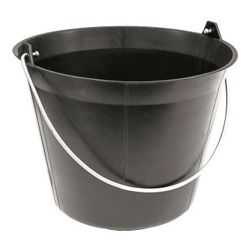 Seau plastique - Taliaplast - 11 L - Noir 
