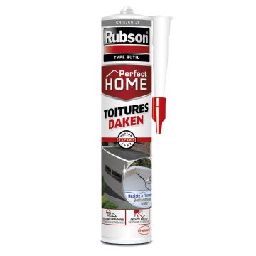 Mastic - Perfect Home - Rubson - Toitures - Gris - 280 ml 