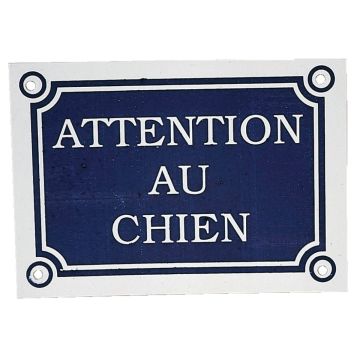 Plaque "attention au chien" - Zolux 