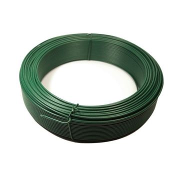 Fil de tension en acier galvanisé et plastifié vert FILIAC -  Ø 2.75 mm - L 100 m 