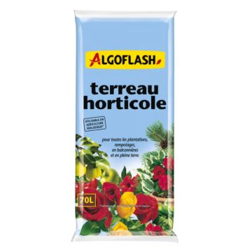 Terreau horticole - Algoflash - 70 L