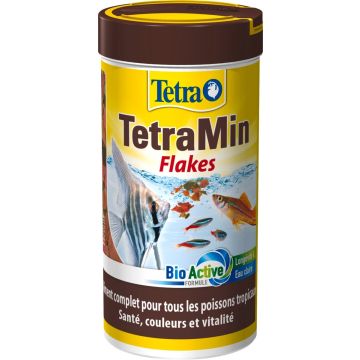 Aliment complet pour poissons tropicaux - TetraMin Flakes - 500 ml