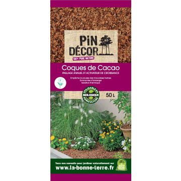 Coques de cacao BIOLANDES PIN DECOR - 50 L 