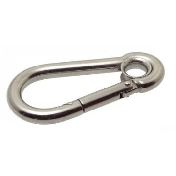 Mousquetons à oeil x2 inox A4 - LE BIHAN INOX - Ø 6 mm