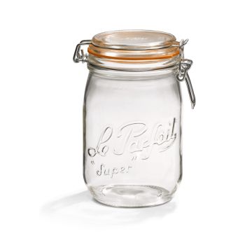 Bocal en verre "Super" - Le Parfait - 1 L - x6