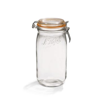 Bocal en verre "Super" - Le Parfait - 1,5 L - x6