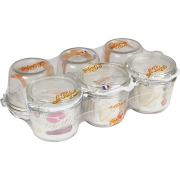 Terrine en verre Super - Le Parfait - 500 gr - x6