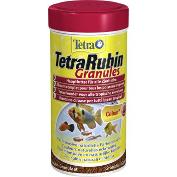 Aliment complet pour poissons tropicaux - TetraRubin - 250 ml
