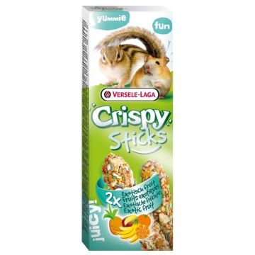 Crispy Sticks Hamsters-Ecureuils Fruits Exotiques - Versele-Laga - 110 g