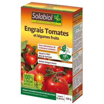 ENGRAIS TOMATES, LÉGUMES & FRUITS 750GR - SOLABIOL