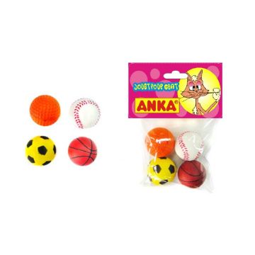 4 balles sport en mousse - Anka