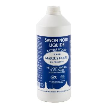 Savon noir liquide huile d'olive - Marius Fabre - 1 L