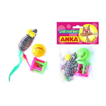 Pack 3 jouets pour chat - Anka
