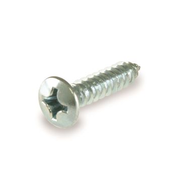 Vis tôle - Tête fraisée bombée - En acier zingué - 3.5 x 16 mm - Blister de 75 pièces