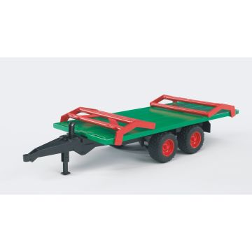 Remorque de transport de paille avec 8 bottes de paille - Burder