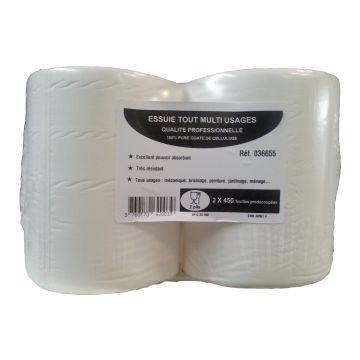 Essuie tout multi usages - 2 x 450 feuilles