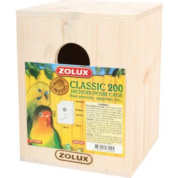 Nichoir Classic 200 Zolux - Pour perruche, Agapornis