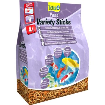 Tetra Pond Variety Sticks 4 L - Mélange alimentaire pour poissons de bassin