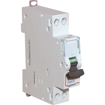 Disjoncteur Phase + Neutre - Le Grand - 16 A - bornes à vis - 1 module