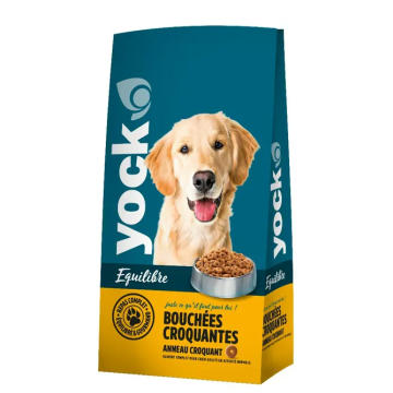 Croquettes bouchées croquantes pour chien - Yock équilibre - 5 kg