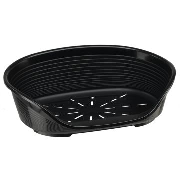 Corbeille Siesta Deluxe 2 Noire Ferplast - 49 x 36 x h 17,5 cm