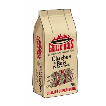 Charbon de bois GRILL O'BOIS - La Forestière du Nord - 20 L