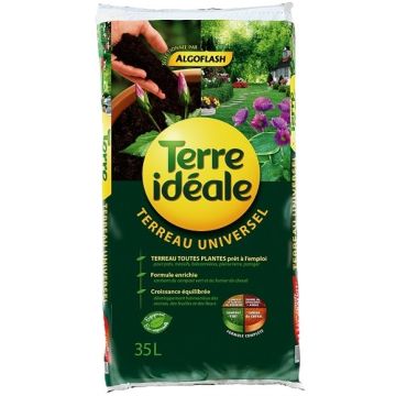 Terreau universel - Terre idéale - Algoflash - 35 L