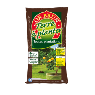 TERRE A PLANTER 50 L - OR BRUN