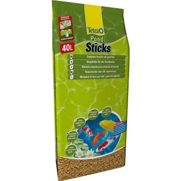 Aliment complet pour poissons de bassin - Pond Sticks - Tetra - 40 L